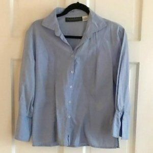 Blue Cotton Blouse